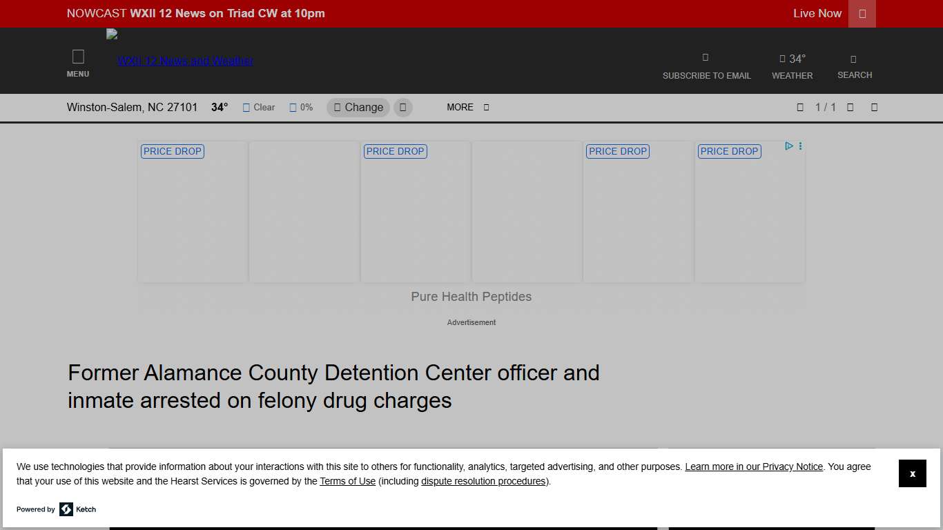 Former Alamance Detention Center officer and inmate arrested